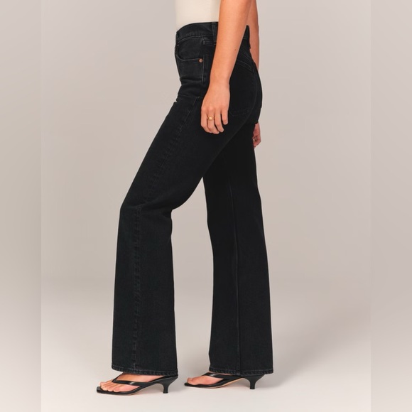 90s black denim Abercrombie + Fitch - Picture 2 of 9